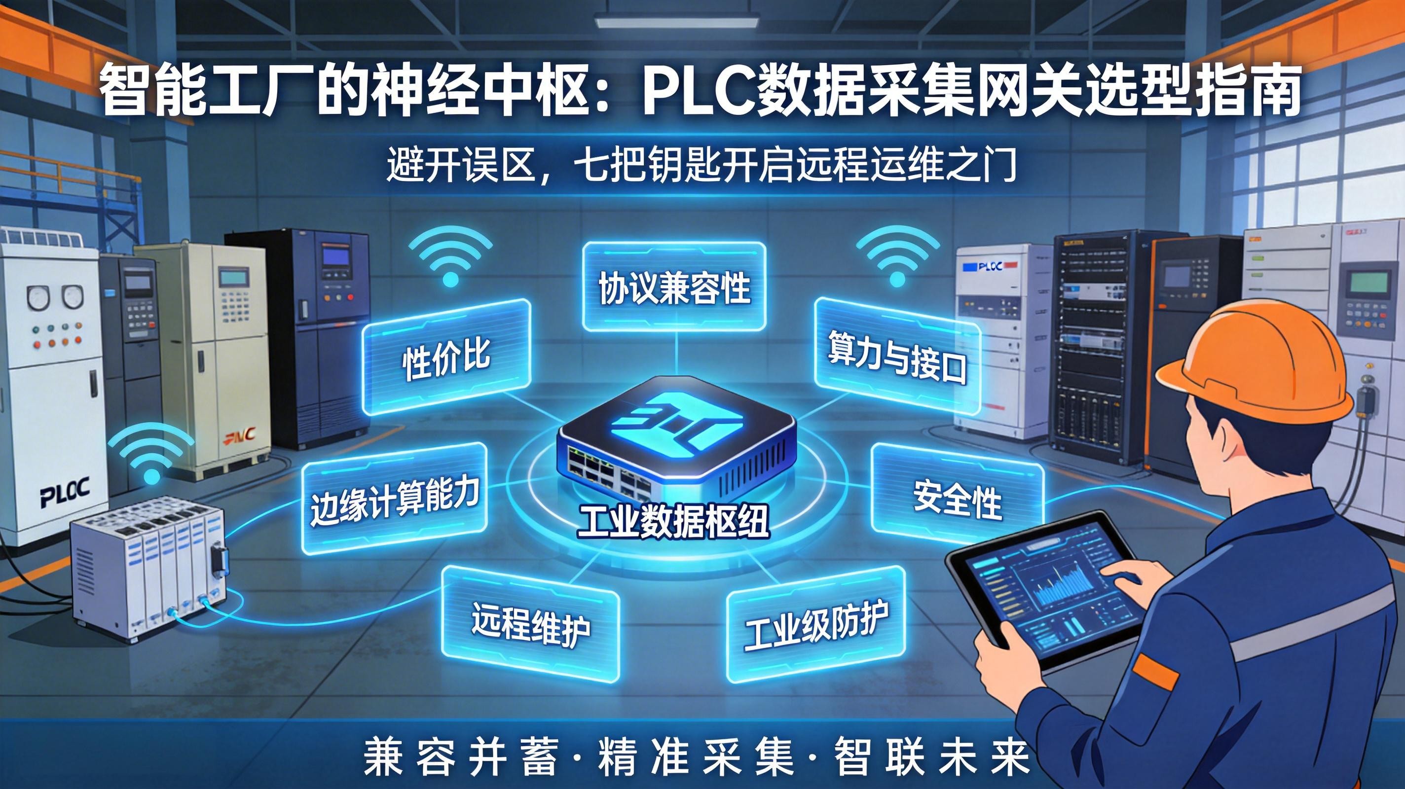 西门子、三菱、Modbus全兼容：PLC数据采集网关如何打破数据孤岛？