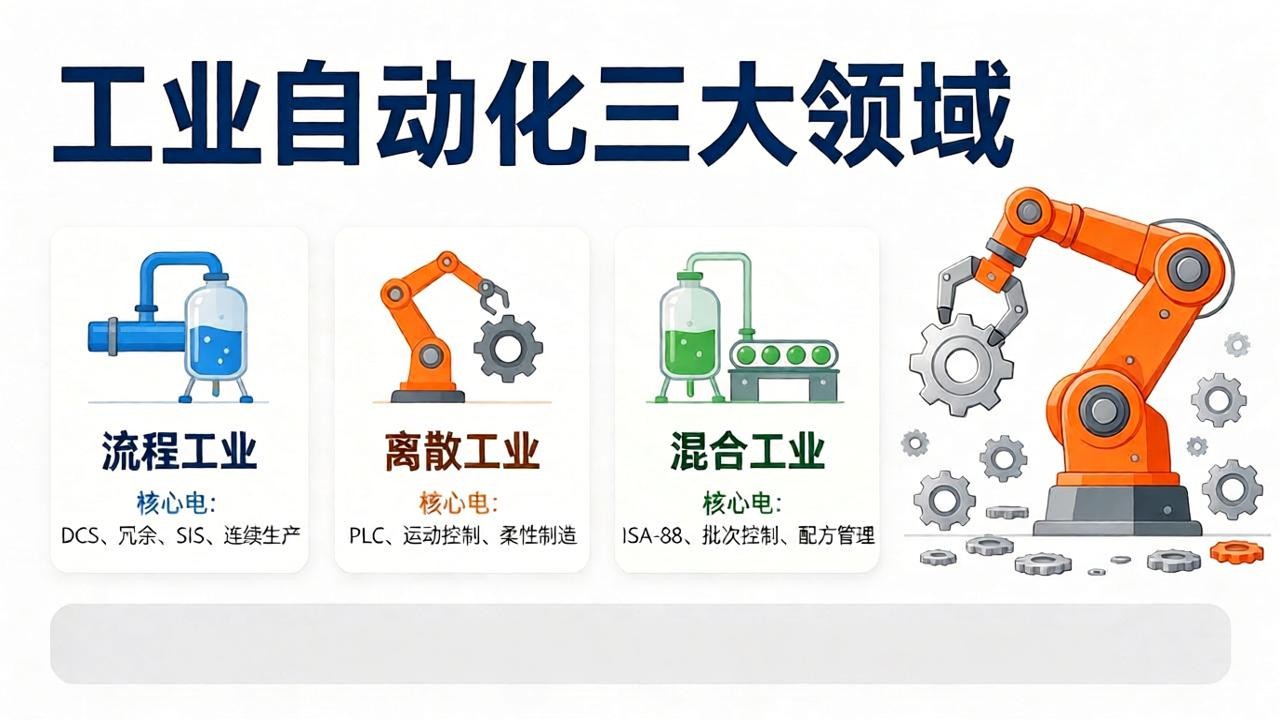 2026工业自动化三大领域变化趋势：流程、离散、混合工业的AI与开放自动化